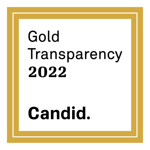 Seal with text reading "Gold Transparency 2022 Candid."
